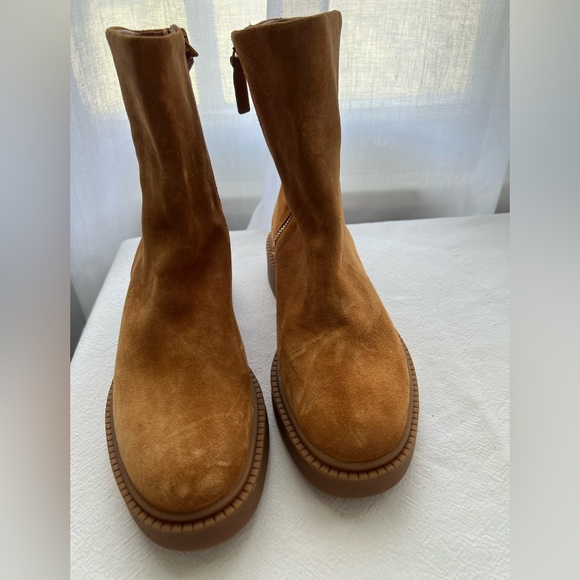 New Vince Kady Low Bootie in Camel Size 6 - Picture 2 of 10